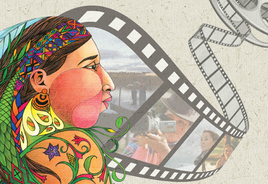 Mujeres_indigenas_Pantalla_Grande_Encuentro_Continental_Mujeres_Indigenas_cce_guatemala_noviembre_2015