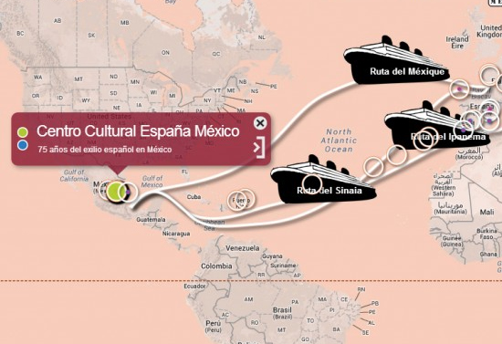 mapa_colaborativo_exilio_espanol_Mexico_cce_mexico_julio_2014